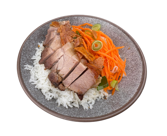Crispy Pork on Rice (Cơm Thịt Heo Quay)