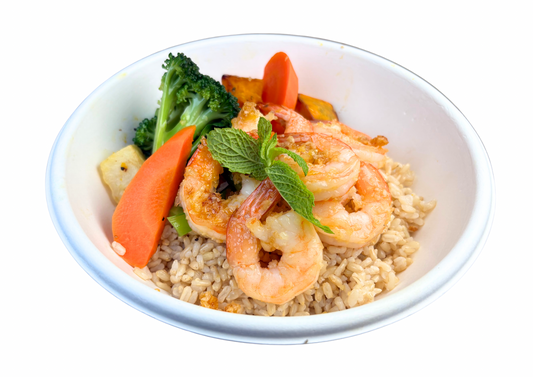 Garlic Prawn on Rice (Cơm Tôm Xào Tỏi)