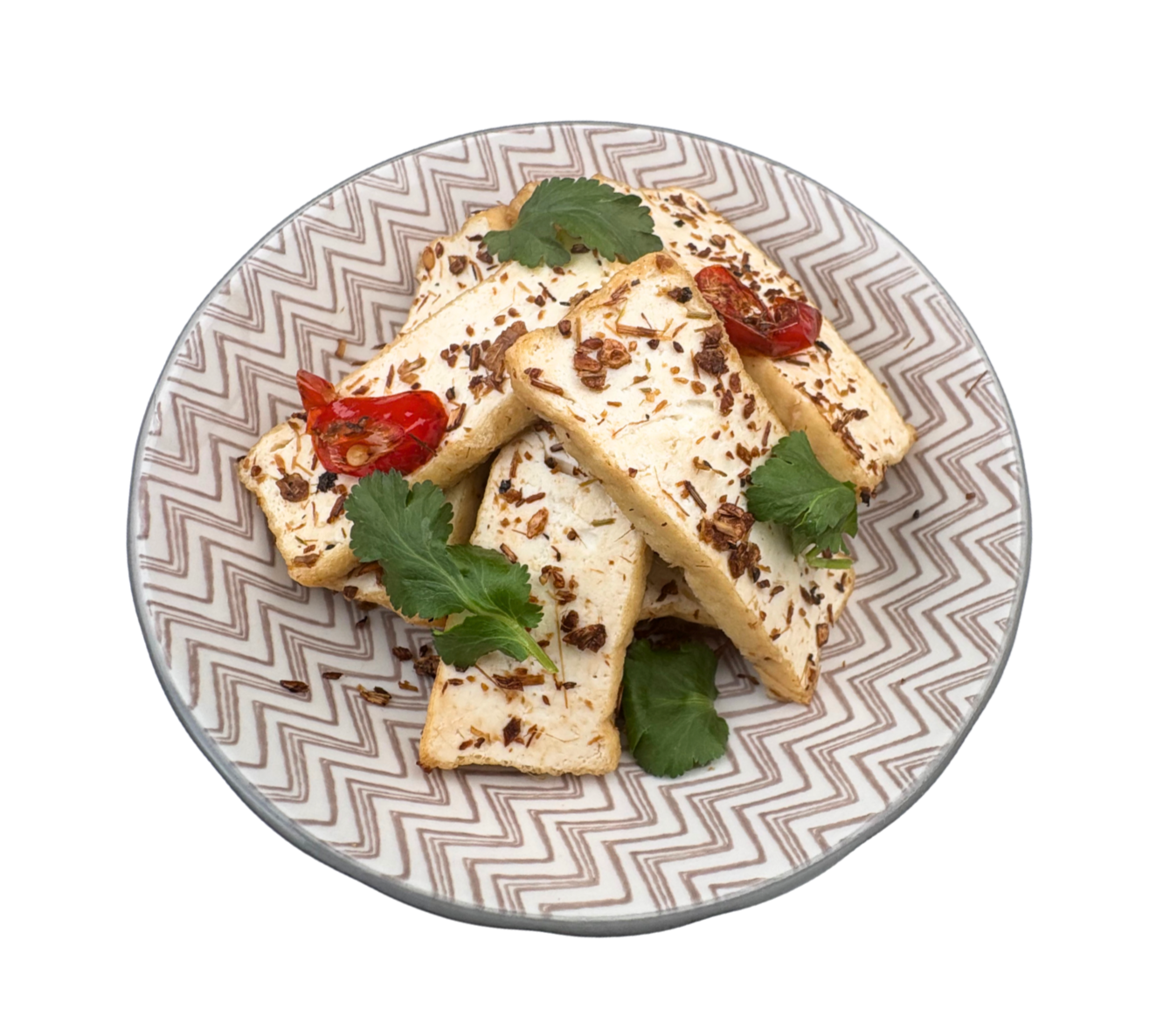 Lemongrass Tofu with Rice (Đậu Hũ Xào Xả Ớt)