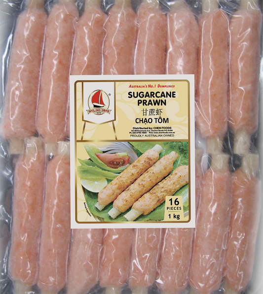 Frozen Sugarcane Prawn 16 pcs (Chạo Tôm Đông Lạnh 16 cái)