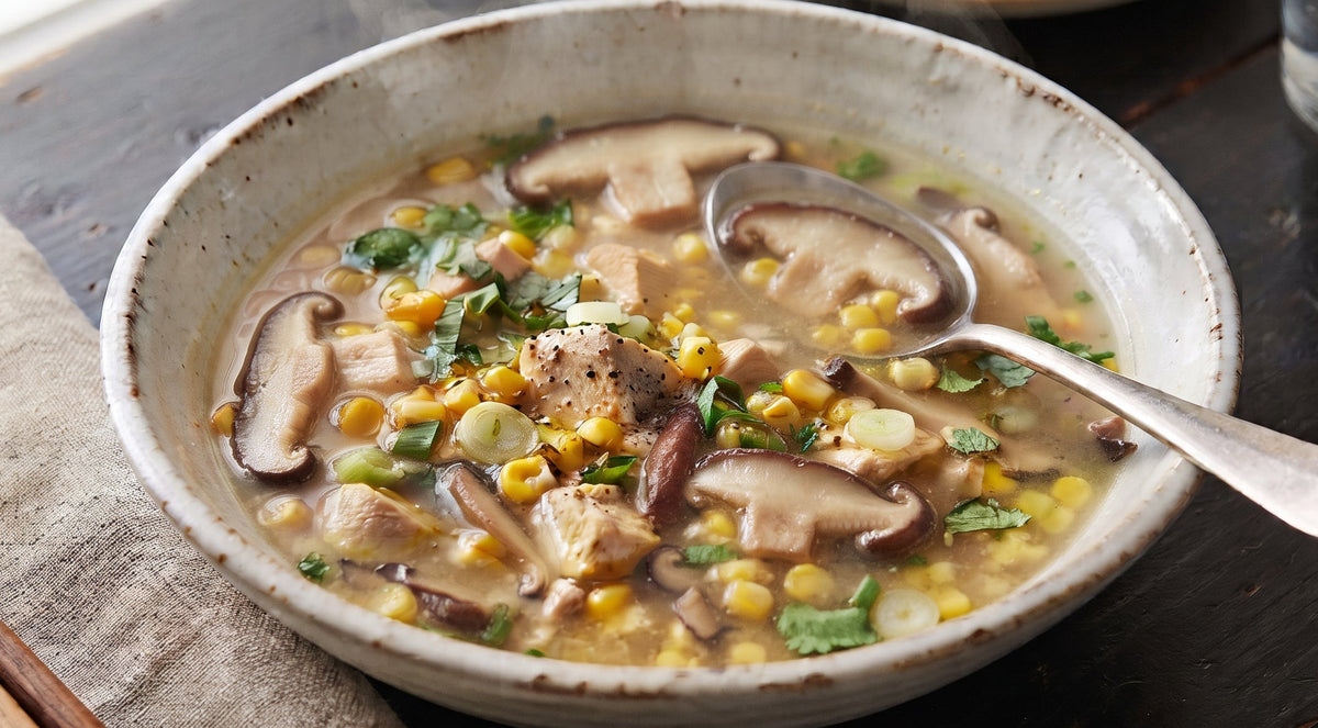 Chicken & Sweet Corn Soup (Soup Bắp Gà)