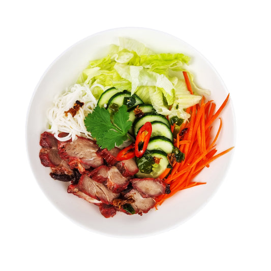 BBQ Pork Vermicelli Noodle Salad (Bún Thịt Heo Xá Xíu)