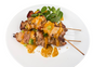 Satay Chicken Skewers (Gà Xiên Nướng sốt Satay) - 2pcs