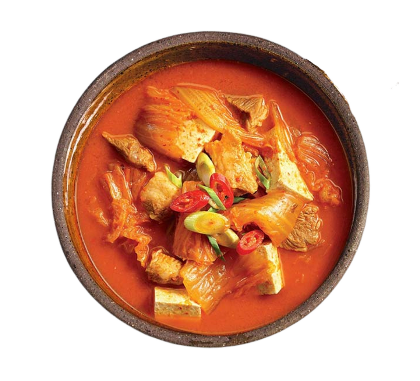 Kimchi Soup with Pork and Tofu on Rice (Cơm Canh Kim Chi Thịt Heo & Đậu Hủ)