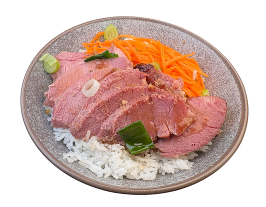 BBQ Pork on Rice (Cơm Thịt Heo Xá Xíu)