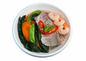 Brown Rice Vermicelli with Pork & Prawn (Bún Gạo Lứt Tôm Thịt)