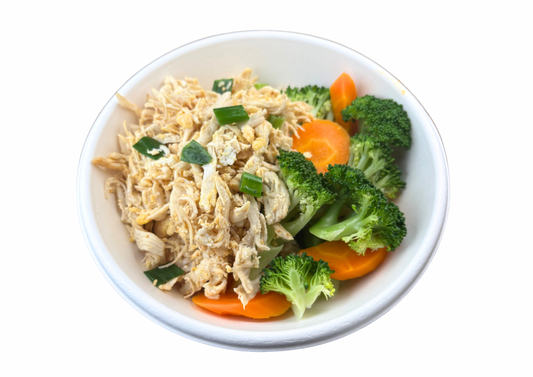 Stir Fried Chicken & Egg On Rice (Cơm Gà Xào Trứng)